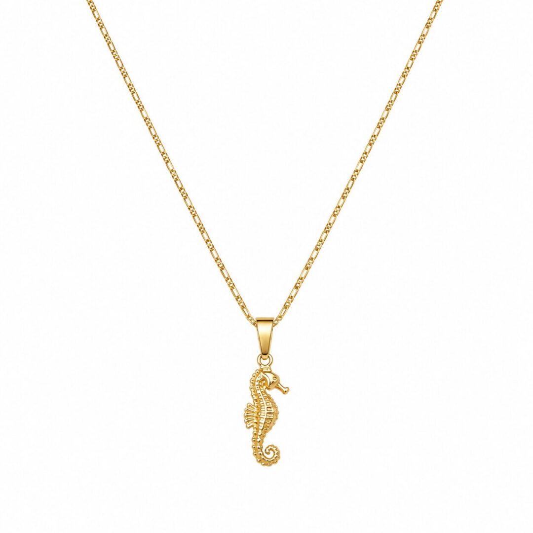 Sea horse necklace 22''
